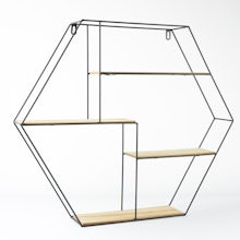 Floating Hexagonal Shelf
