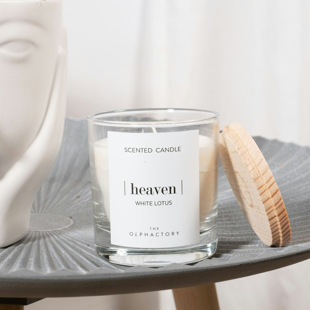 White Lotus Scented Candle