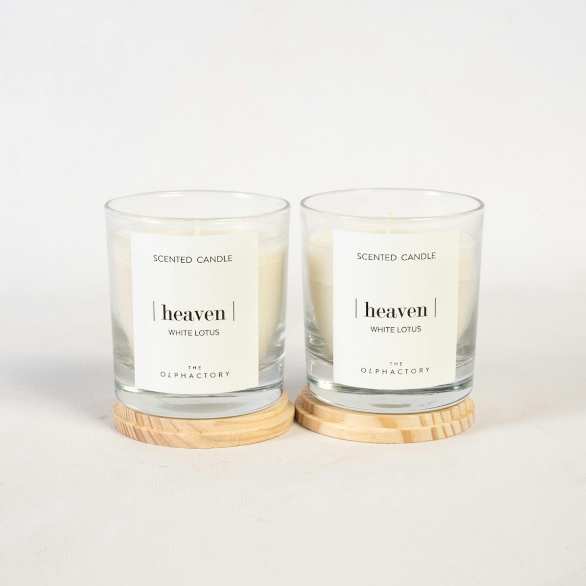 White Lotus Scented Candle Duo