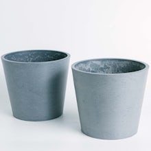 Duo cache-pots Amsterdam Eco Gris XL